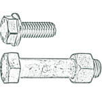 Mutternschrauben, Flanschschrauben